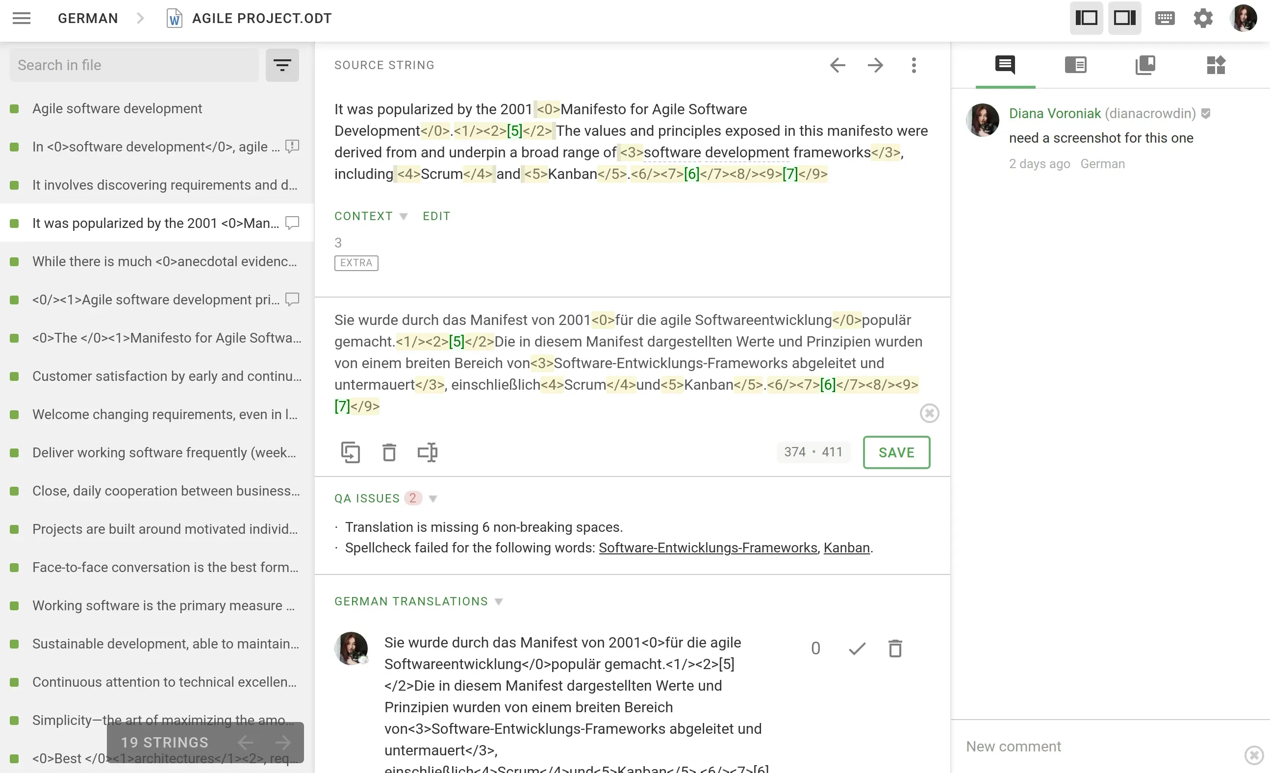 comments